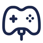 Gamepad Charge SVG Icon
